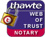 Thawte WOT notary